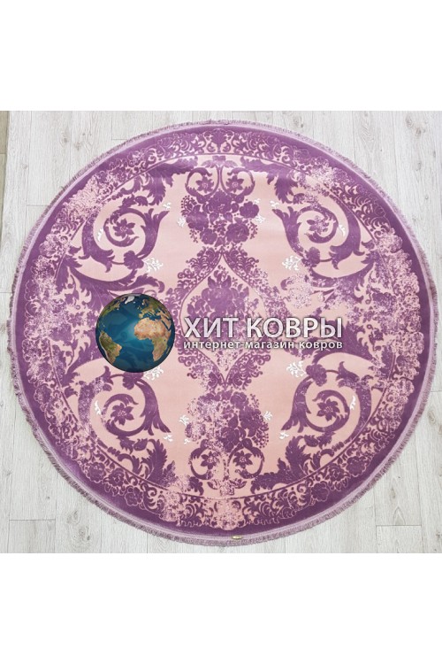Турецкий ковер Ritim 36282 Фиолетовый круг